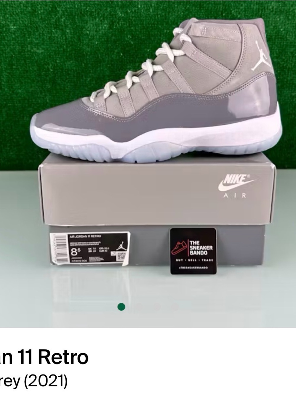 Jordan Kids Sneakers - Grey/White